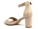 Eleganckie sandały damskie na słupku- Evento 20SD98-1617, beżowe