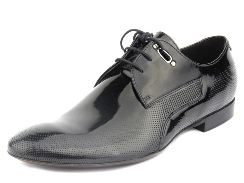 Półbuty męskie wizytowe Conhpol 4192