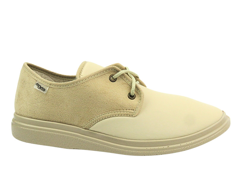 Półbuty Męskie Profilaktyczne Ortopedyczne Befado dr Orto 990M002 Beżowe Sznurowane