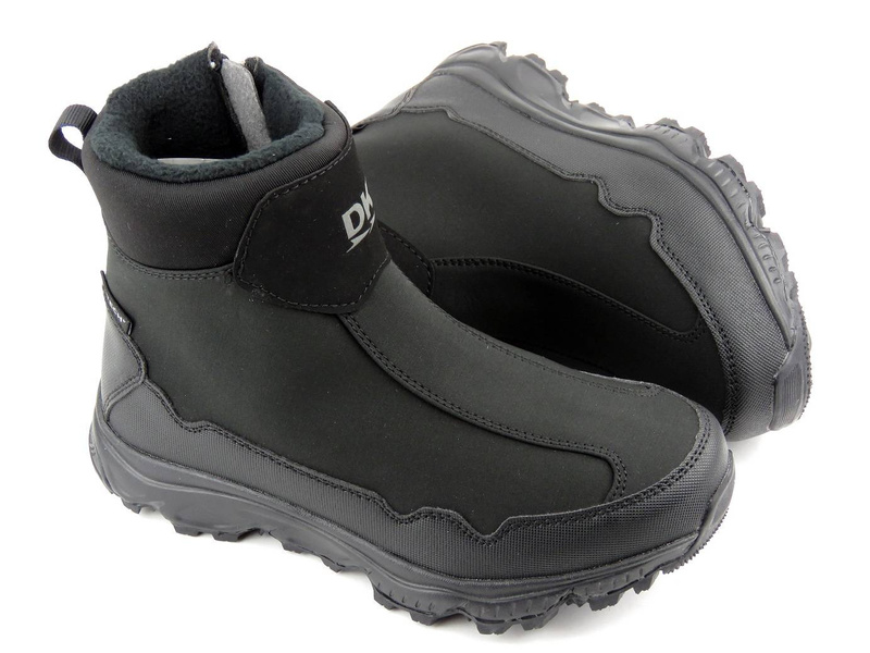 Śniegowce damskie DK TECH Soft Shell 2462, czarne