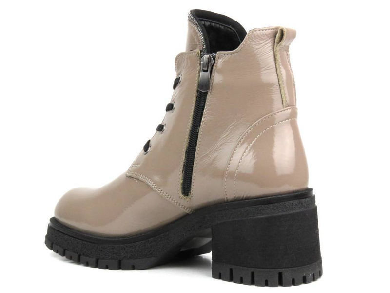 Botki, trapery damskie - VENEZIA 0032329T3696 C-3, beżowe