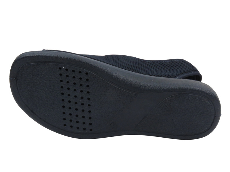 Kapcie, sandały męskie profilaktyczno-zdrowotne Befado dr Orto 077M002, granatowe