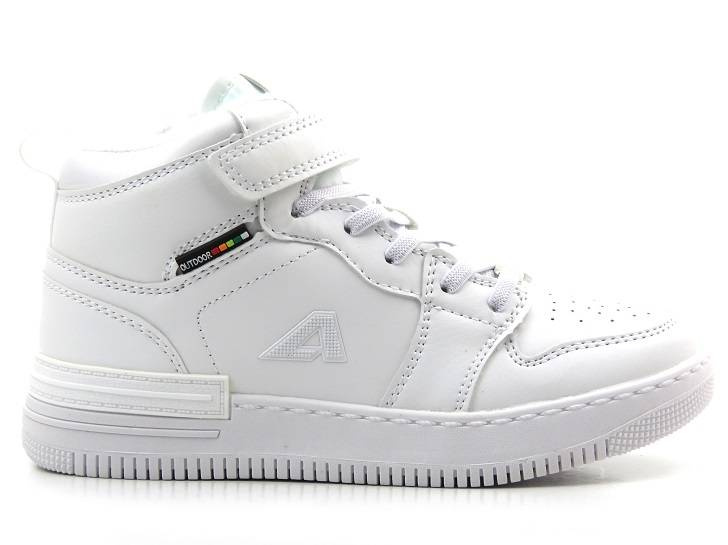 Buty sportowe dziecięce na zimę - AMERICAN CLUB ES103/22, białe