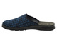 Kapcie męskie ze skórzaną wkładką granatowe Inblu BG-61