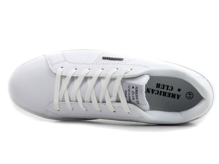 Sneakersy, buty męskie sportowe - American Club RH 74/22, białe