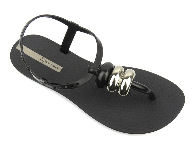 Sandały, japonki damskie Ipanema 83507, czarne