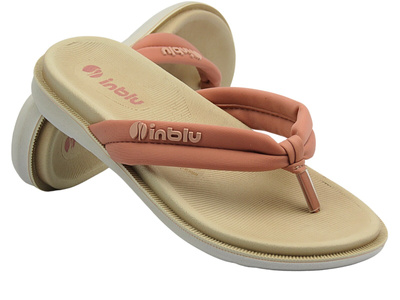 Klapki damskie japonki różowe INBLU  SF-04