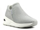 Buty damskie sportowe wsuwane - INBLU IN000284 GHIACCO, srebrne