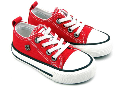 Wsuwane trampki dziecięce - BIG STAR HH374092, czerwone