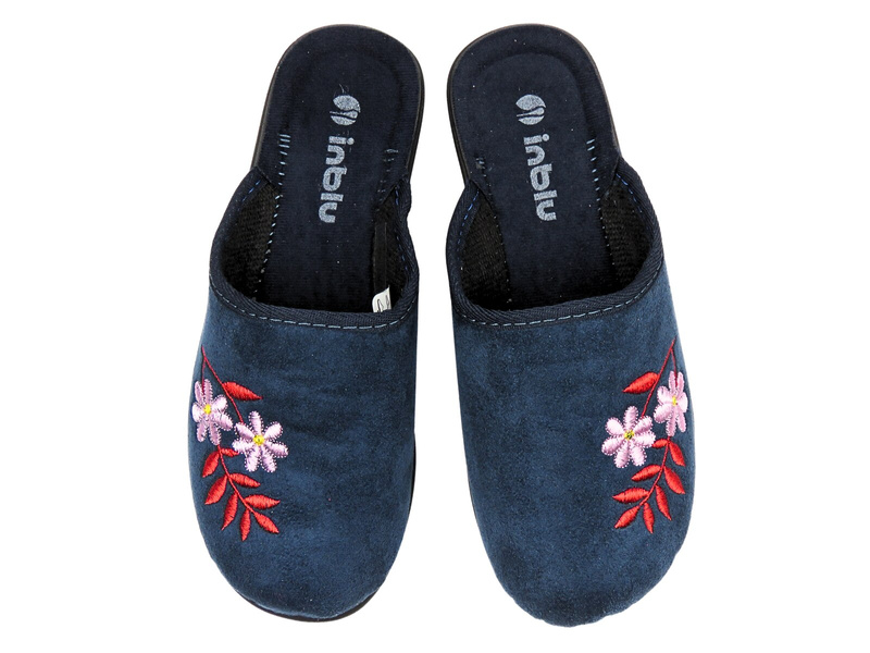 Wygodne kapcie damskie granatowe INBLU CF-8F
