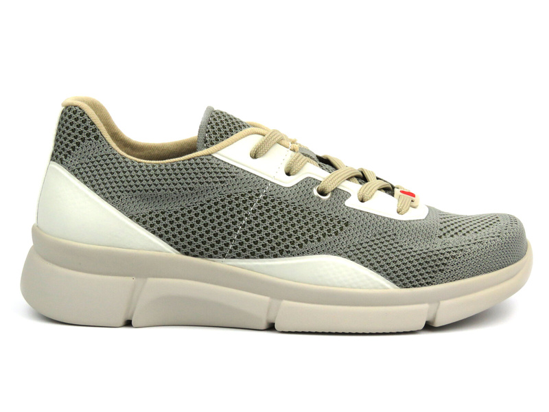 Wygodne półbuty, sneakersy damskie -  Berkemann Roxana 05124-566, szare