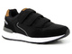 Buty sportowe młodzieżowe, adidasy American Club AA 01/21, czarne 