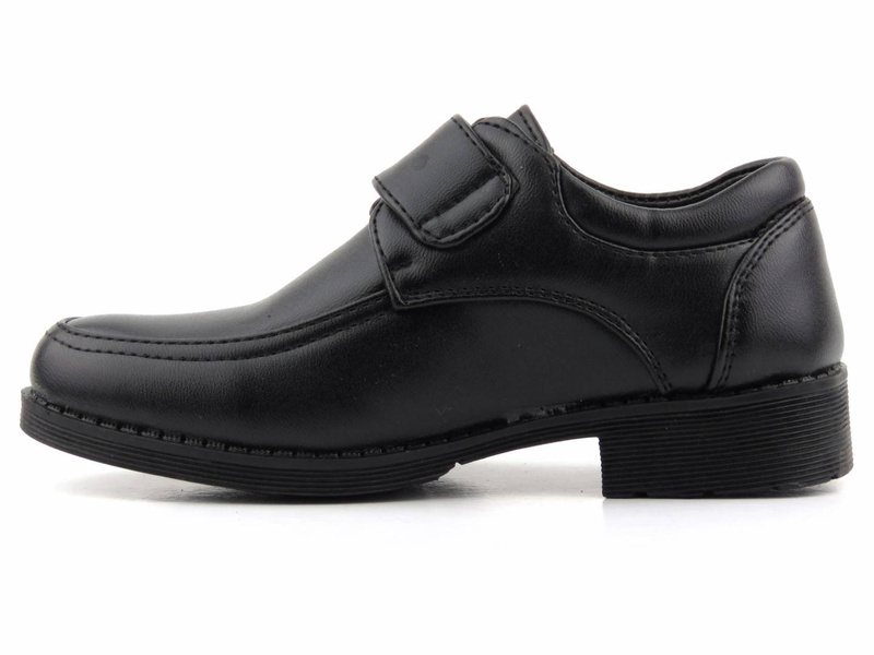 Eleganckie półbuty wizytowe, buty komunijne - American Club KOM 37/22, czarne