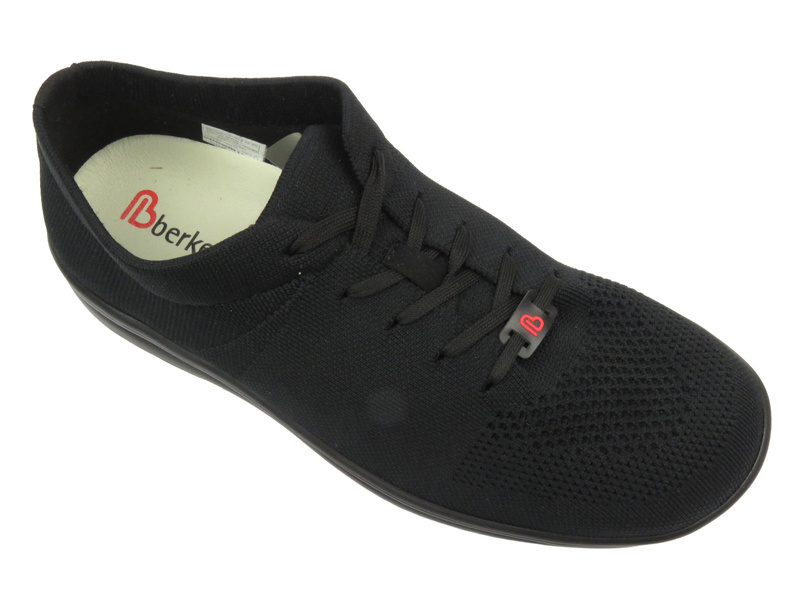 Sneakersy, buty sportowe męskie Berkemann 05550-999, czarne