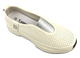 Ażurowe sneakersy damskie - Sokolski HW W24-456, beżowe
