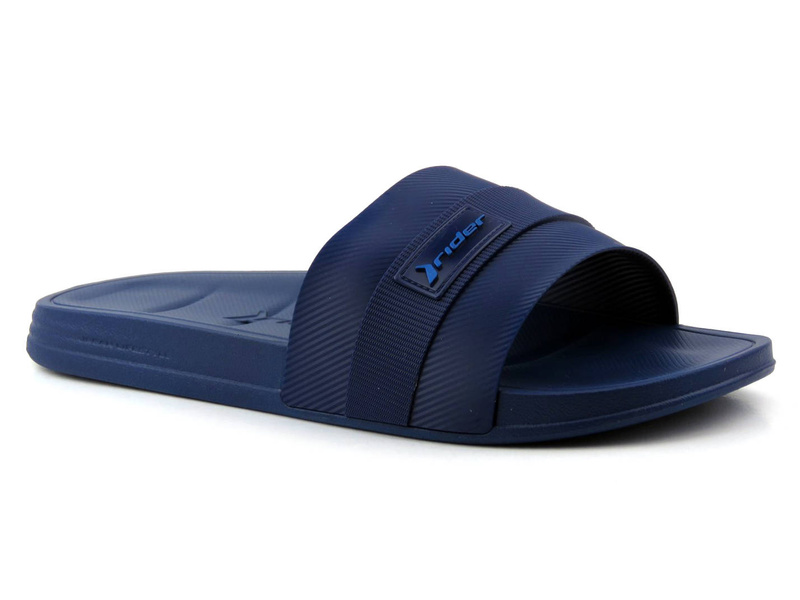 Klapki męskie basenowe, plażowe RIDER 11679, niebieskie