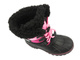Śniegowce dziecięce - LEE COOPER LCJ-24-44-2855K, czarno-różowe