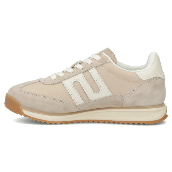 Wygodne damskie sneakersy skórzane Filippo DP7686/26, beżowe