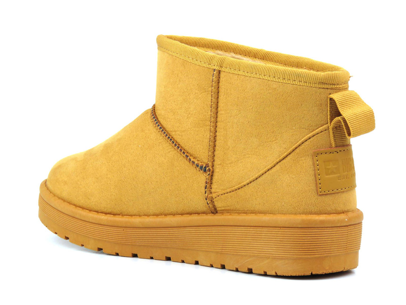 Buty emu, śniegowce damskie za kostkę - BIG STAR KK274289 802, camel