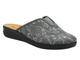 Kapcie damskie z wkładką ze skóry eko szare Inblu CF-49