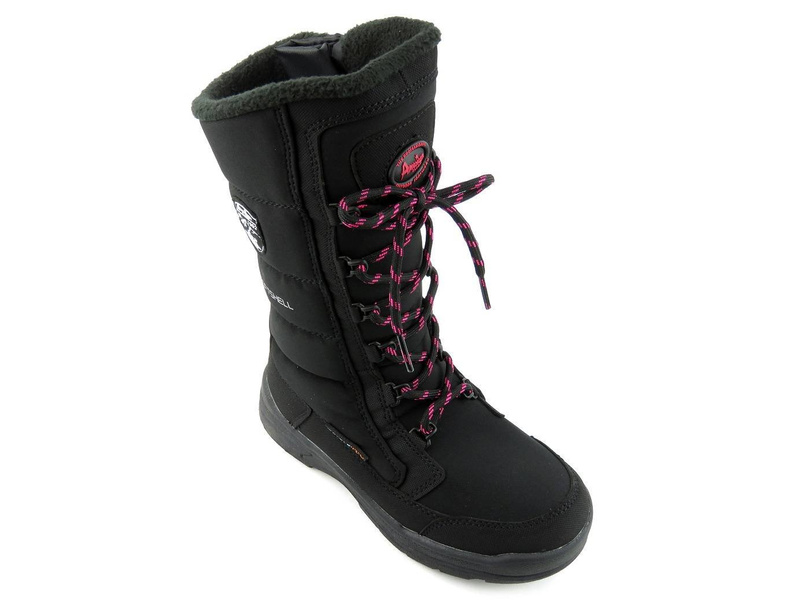 Wysokie śniegowce dziecięce AMERICAN CLUB SN12, czarne