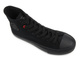 Wysokie trampki damskie, sznurowane - Big Star TT274033, czarne