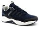 Buty męskie sportowe z elastycznymi sznurówkami - BIG STAR II174185, granatowe