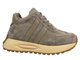 Sneakersy Damskie Sokolski Z24-276 Ciemnobeżowe Sznurowane