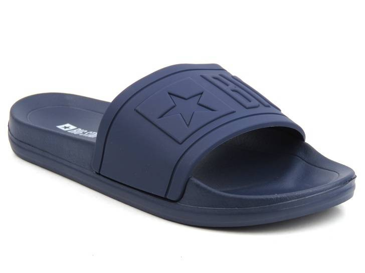 Gumowe klapki damskie - Big Star DD274A269, granatowe