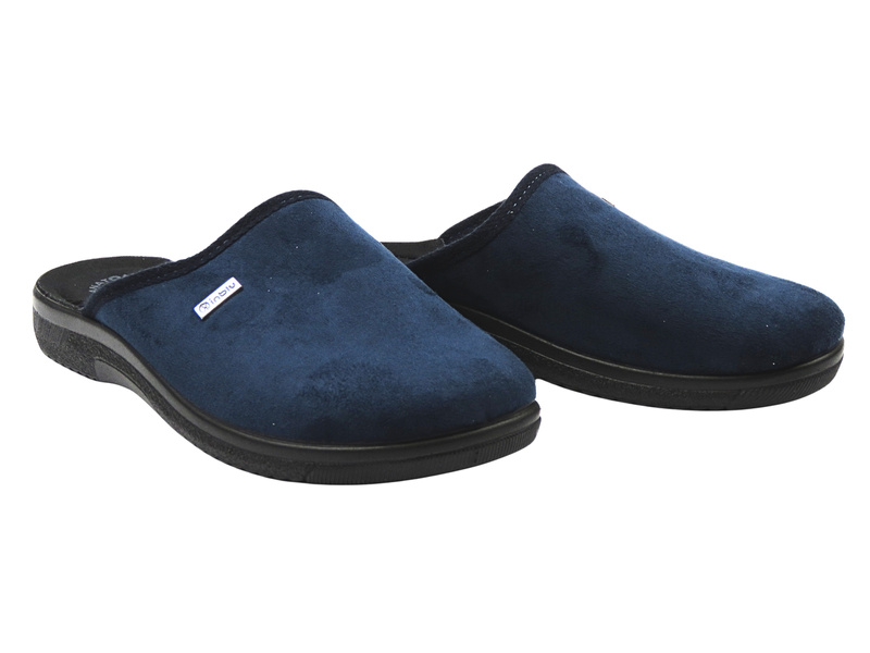 Wygodne kapcie męskie INBLU DG-75U, granatowe