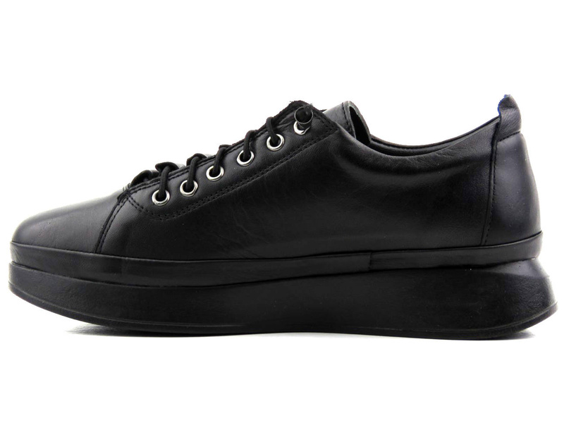 Buty sportowe, sneakersy damskie wsuwane - VENEZIA 0327000, czarne