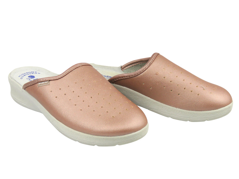 Wygodne klapki damskie Inblu 50-33N, różowe