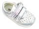Sneakersy dziecięce z wycięciami w cholewce - WEESTEP R817633315, srebrne