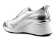 Buty damskie sportowe na koturnie - Venezia 4024, srebrne