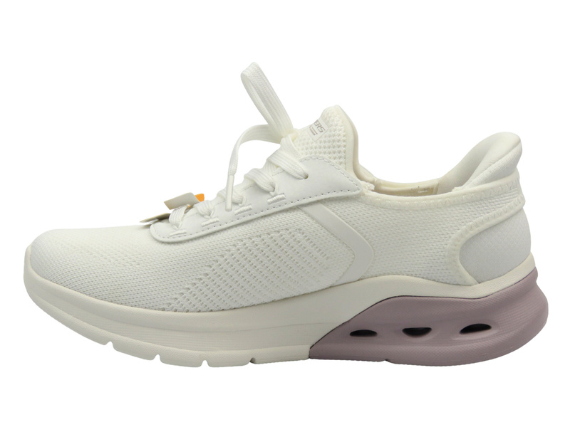 Buty sportowe damskie, adidasy - Skechers 117638, białe