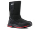Śniegowce damskie na rzep - DK TECH Aqua Soft Shell 2182, czarno-czerwone