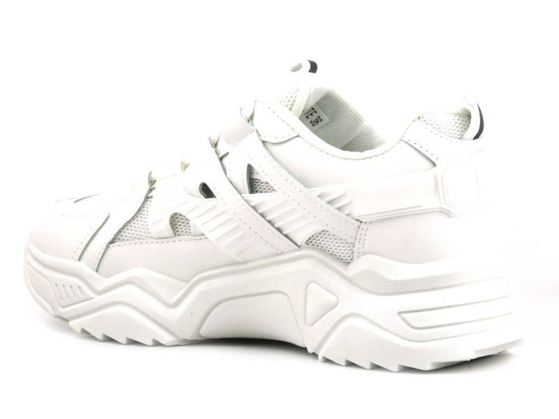 Sneakersy, buty sportowe damskie NEWS 22SP35-4620, białe