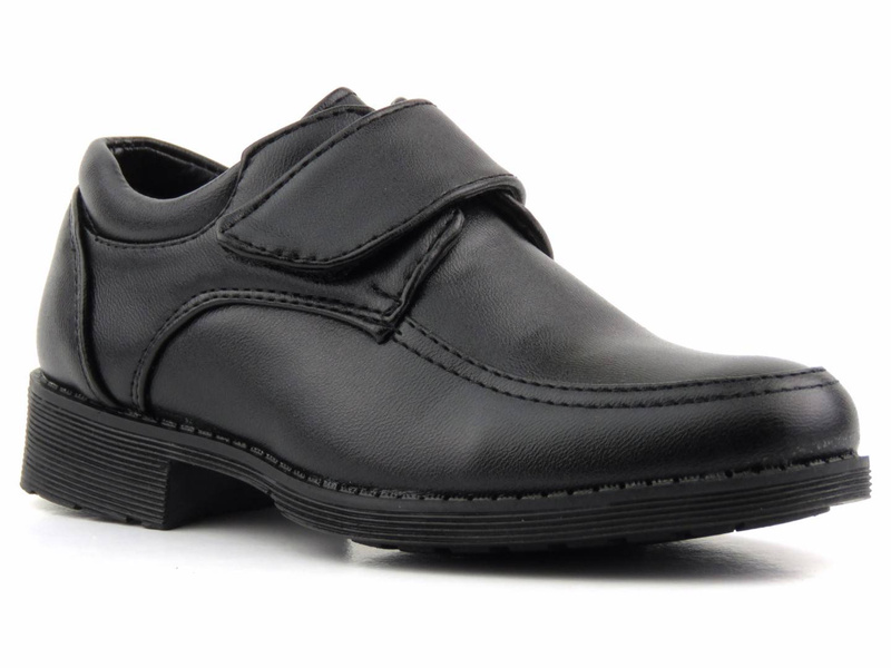 Eleganckie półbuty wizytowe, buty komunijne - American Club KOM 37/22, czarne