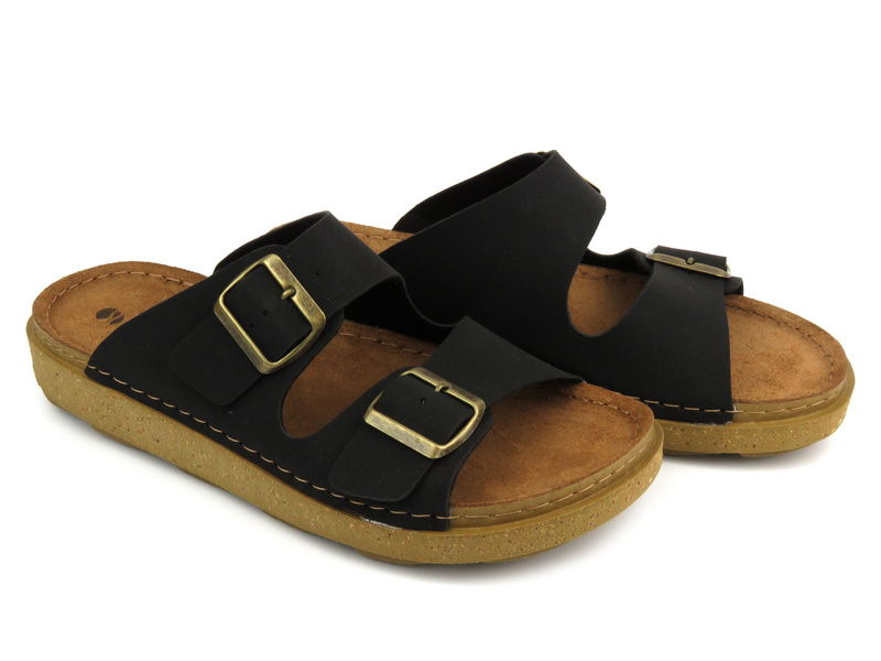 Klapki męskie INBLU MT-16, czarne