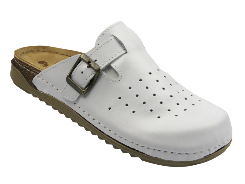 Klapki damskie medyczne- INBLU AA-03KU, białe