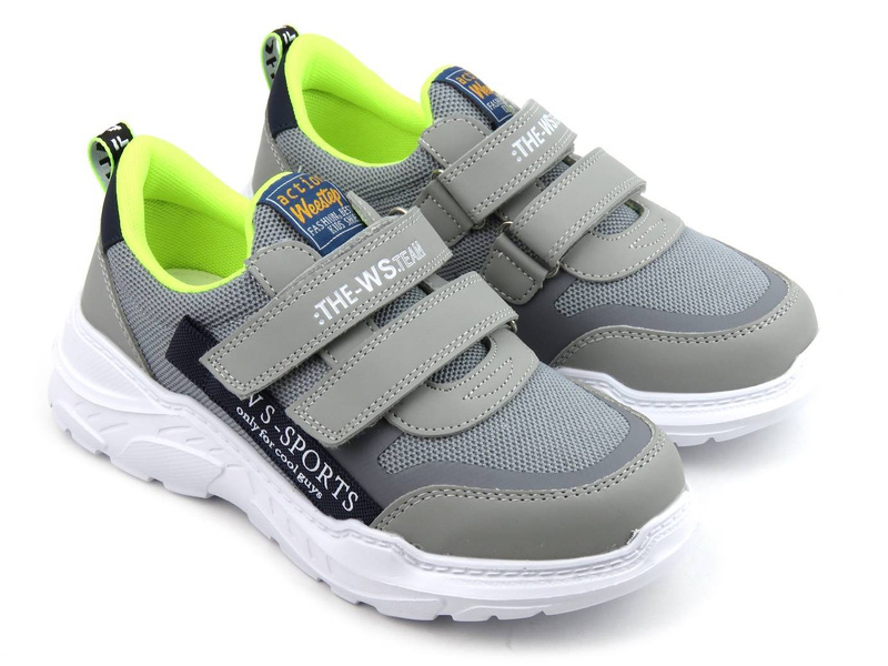 Sneakersy dziecięce, buty sportowe - WEESTEP R555334722, szare
