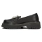 Skórzane półbuty, loafersy damskie  - Filippo DP4793/23, czarne