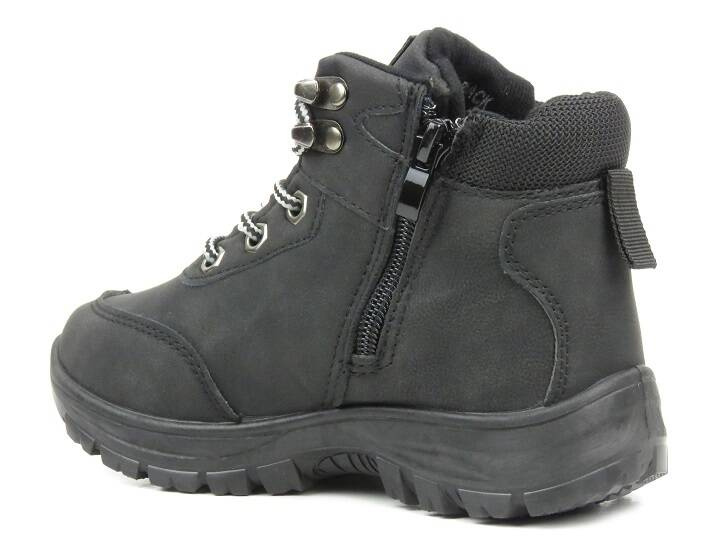 Trekkingi dziecięce, buty zimowe- News 23DZ26-5241,czarne