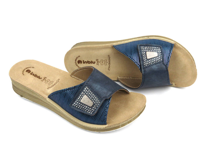 Klapki damskie INBLU FC-53, granatowe