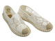 Wsuwane półbuty, espadryle damskie białe Potocki 25-103301