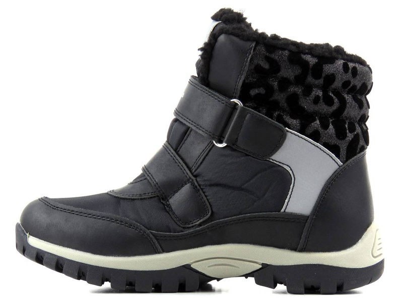 Śniegowce dziecięce SOFTSHELL - WOJTYŁKO 21038, czarne