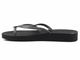 Sportowe japonki, klapki damskie IPANEMA 82840, czarno-srebrne