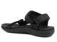 Sportowe sandały męskie na rzepy - Lee Cooper LCW-24-34-2620M, czarne