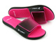 Sportowe klapki damskie z regulacją szerokości - RIDER 83170, czarno-różowe