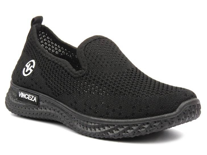 Lekkie półbuty damskie czarne Vinceza 34602